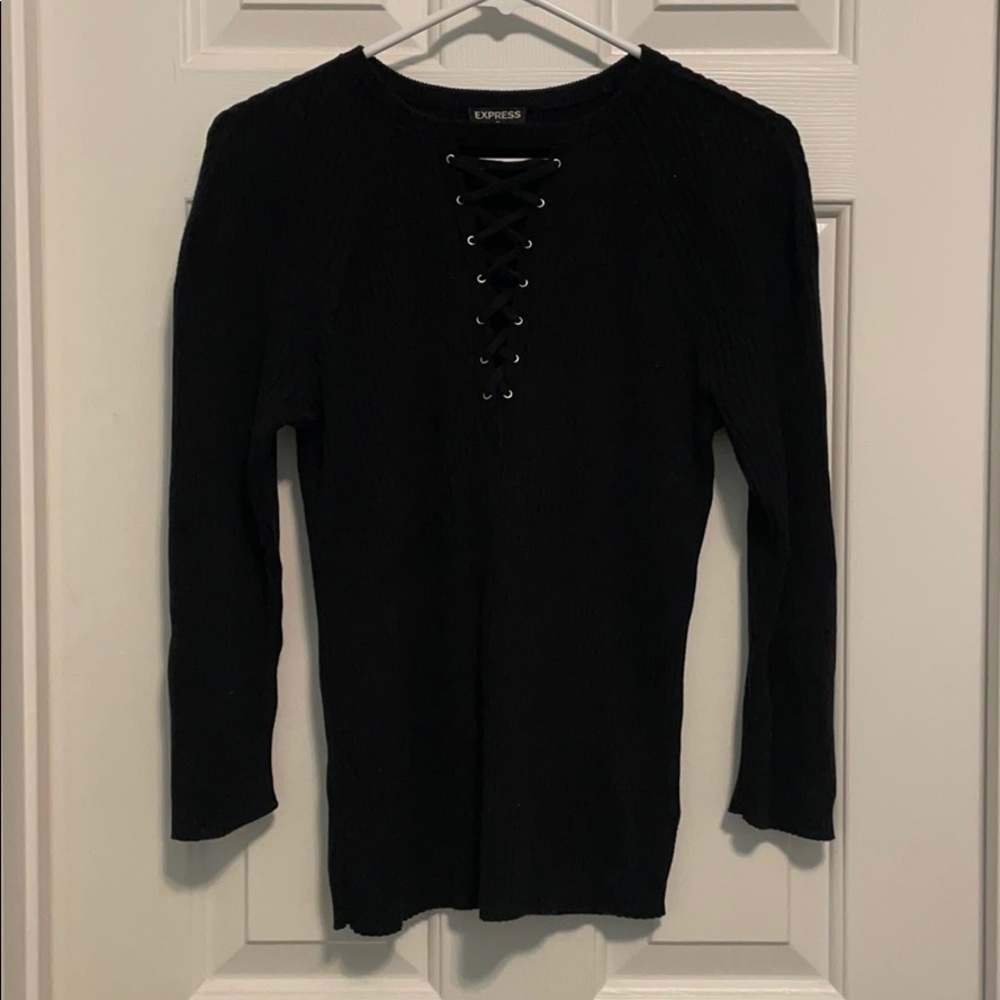 Black Express sweater